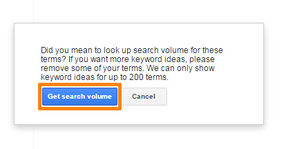 Get Exact Search Volume